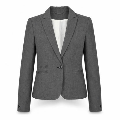 Womens UK Size 8 H&M Regular Grey Suit Jacket