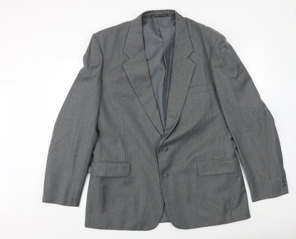 Mens UK Size 44 Harbarry of England Regular Grey Suit Jacket