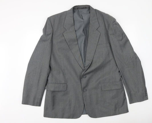 Mens UK Size 44 Harbarry of England Regular Grey Suit Jacket