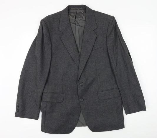 Mens UK Size 40 Debenhams Regular Grey Suit Jacket