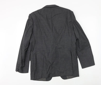 Mens UK Size 40 Debenhams Regular Grey Suit Jacket