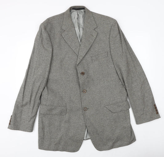 Mens UK Size 42 Marks and Spencer Regular Brown Suit Jacket
