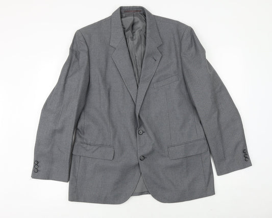 Mens UK Size 42 Burton Regular Grey Suit Jacket