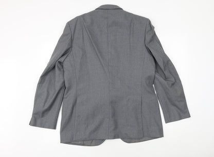 Mens UK Size 42 Burton Regular Grey Suit Jacket
