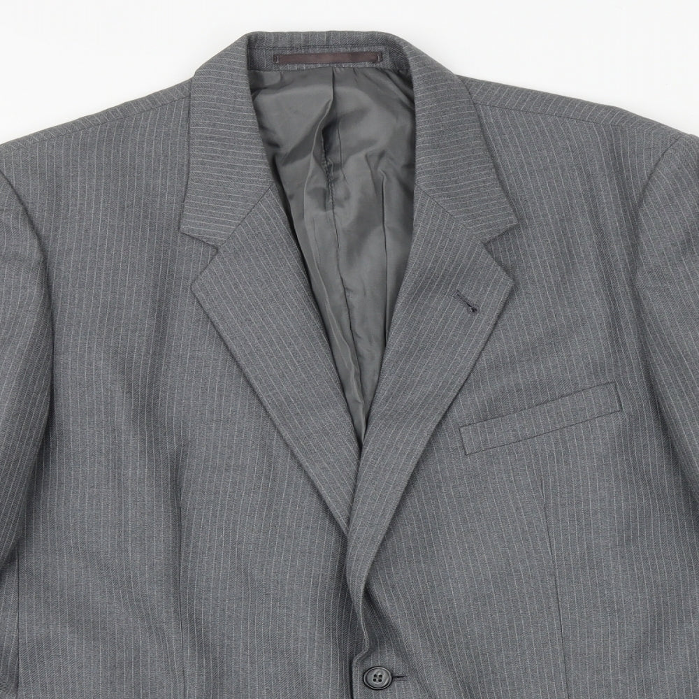 Mens UK Size 42 Burton Regular Grey Suit Jacket