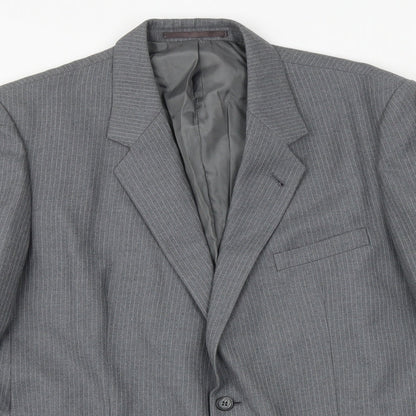 Mens UK Size 42 Burton Regular Grey Suit Jacket