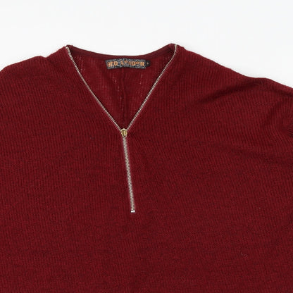 Womens UK Size L QED London Red Pullover Jumper