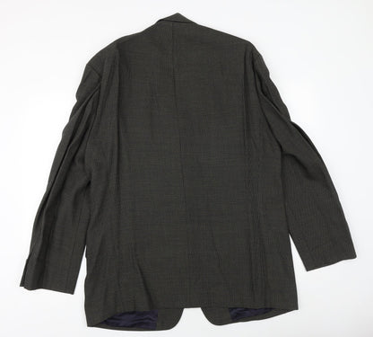 Mens UK Size 42 Preworn Regular Grey Suit Jacket