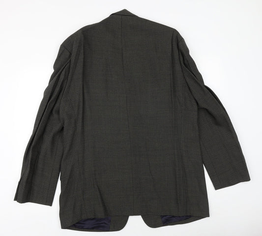 Mens UK Size 42 Preworn Regular Grey Suit Jacket