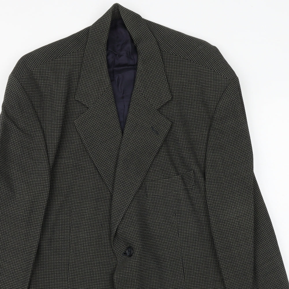 Mens UK Size 42 Preworn Regular Grey Suit Jacket