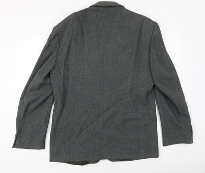 Mens UK Size 38 BHS Regular Grey Suit Jacket