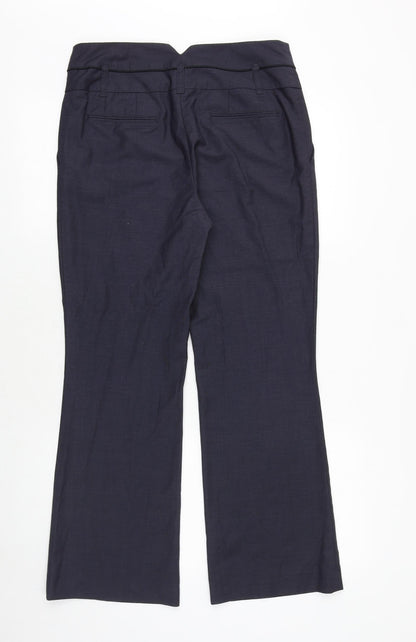 Womens UK Size 10 NEXT Regular Fit Dress Pants Blue Trousers
