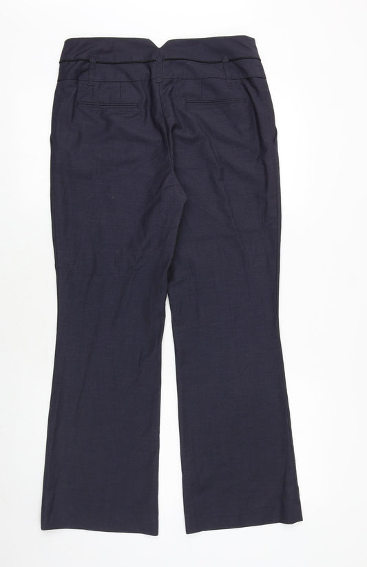 Womens UK Size 10 NEXT Regular Fit Dress Pants Blue Trousers