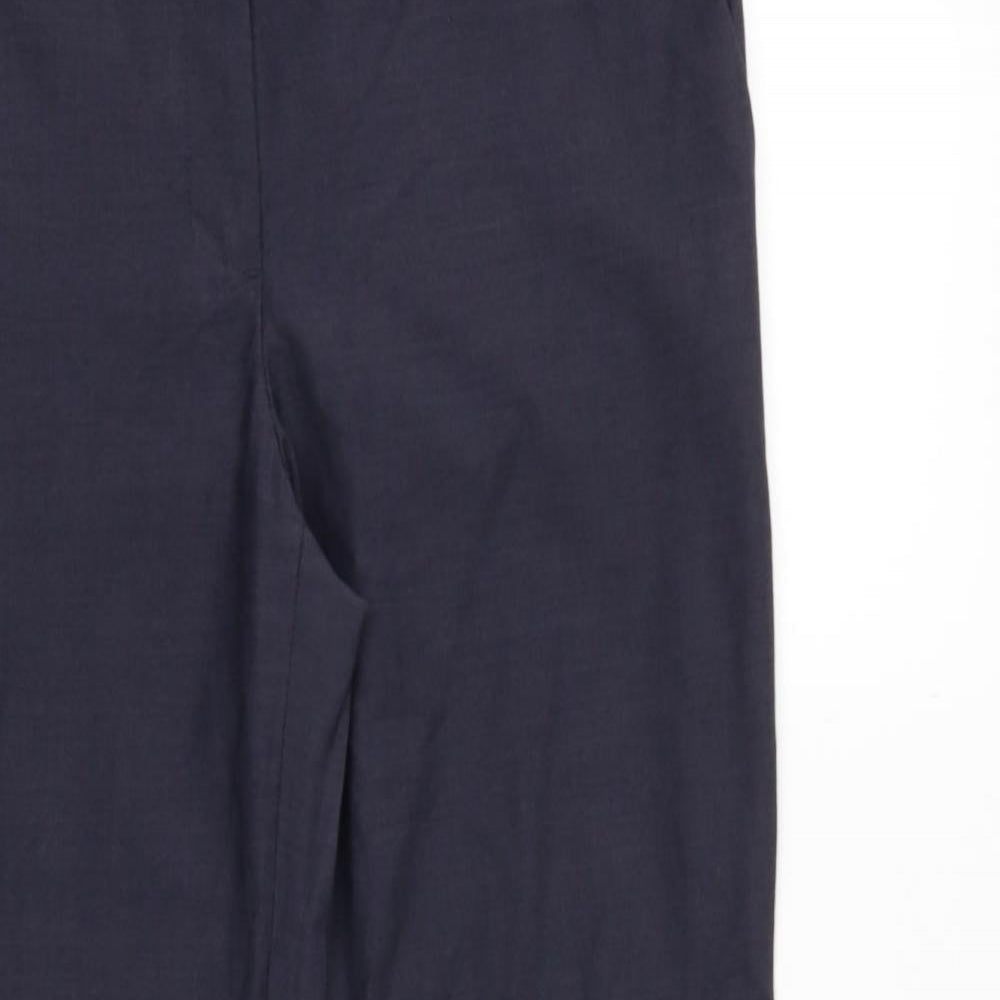 Womens UK Size 10 NEXT Regular Fit Dress Pants Blue Trousers