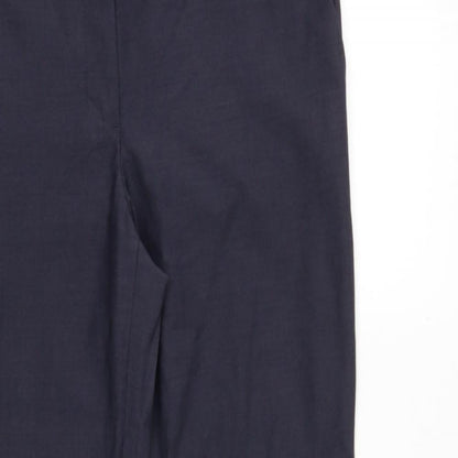 Womens UK Size 10 NEXT Regular Fit Dress Pants Blue Trousers