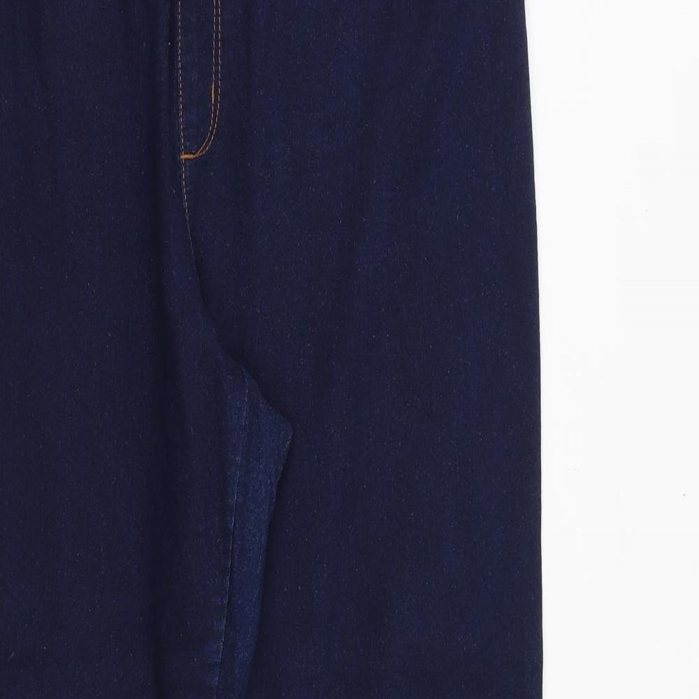 Denim & Co. Womens Blue Cotton Jegging Jeans Size 16 Regular