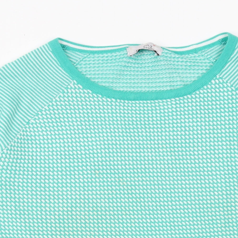Womens UK Size 14 Marks and Spencer Green Pullover Jumper