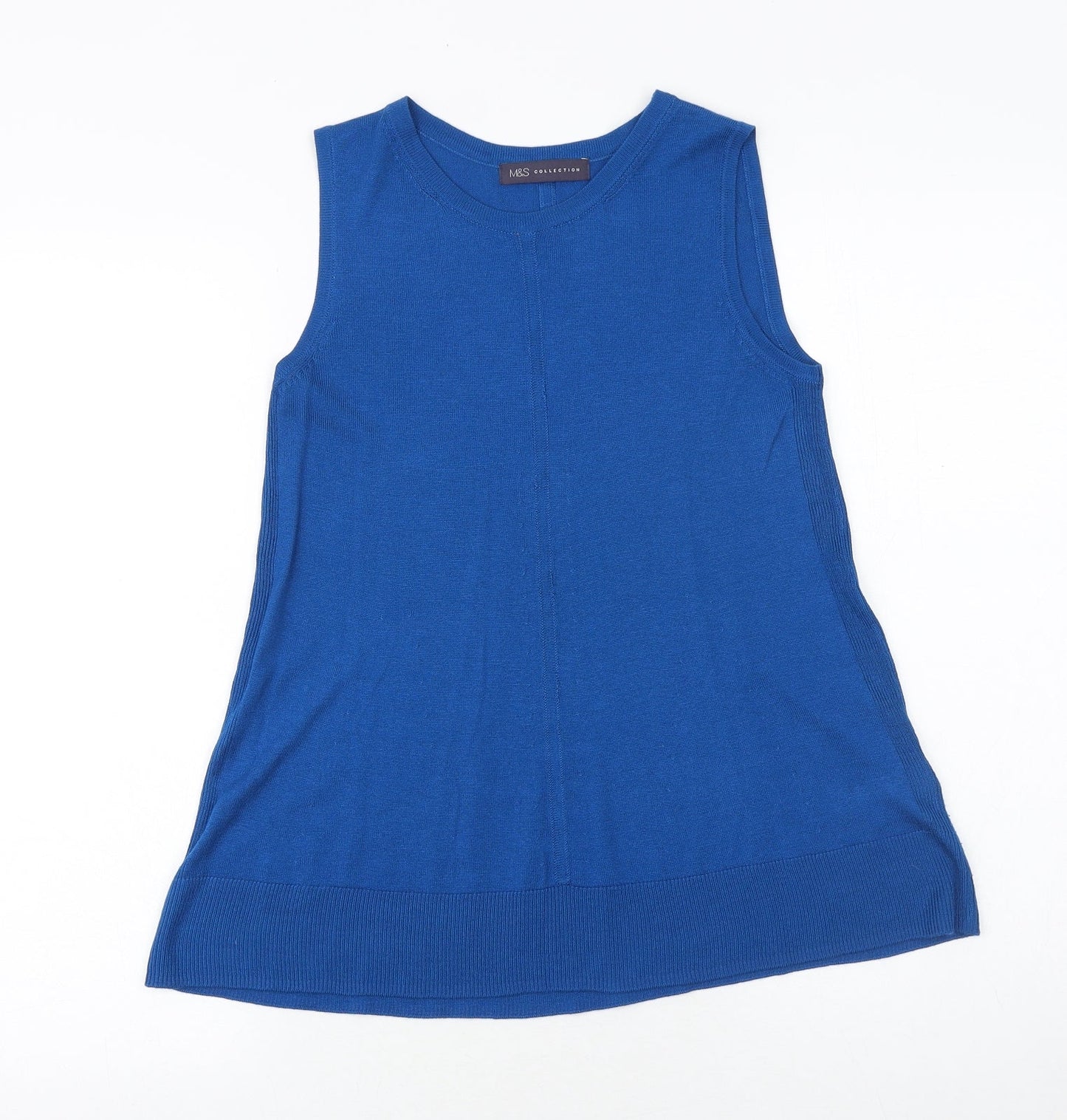Womens UK Size 10 Marks and Spencer Blue Pullover Jumper