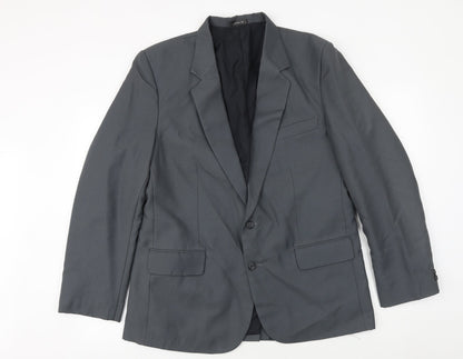 Mens UK Size 42 Preworn Regular Grey Suit Jacket
