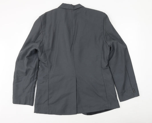 Mens UK Size 42 Preworn Regular Grey Suit Jacket