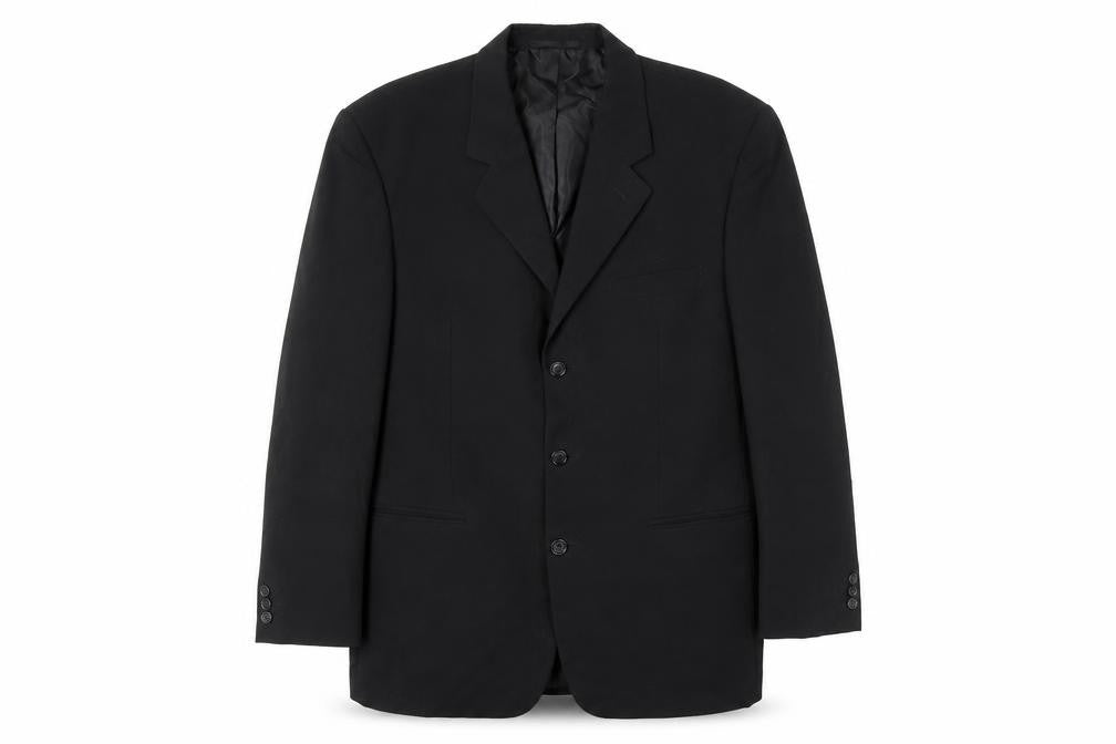 Mens UK Size 44 Canada Regular Black Suit Jacket