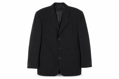 Mens UK Size 44 Canada Regular Black Suit Jacket