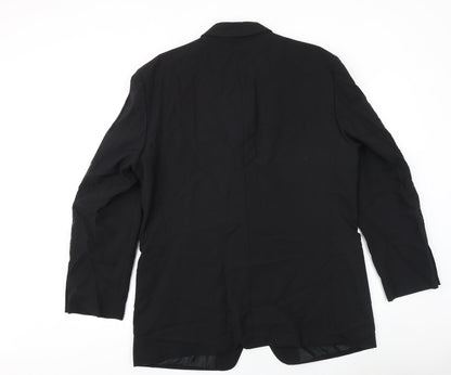 Mens UK Size 44 Canada Regular Black Suit Jacket