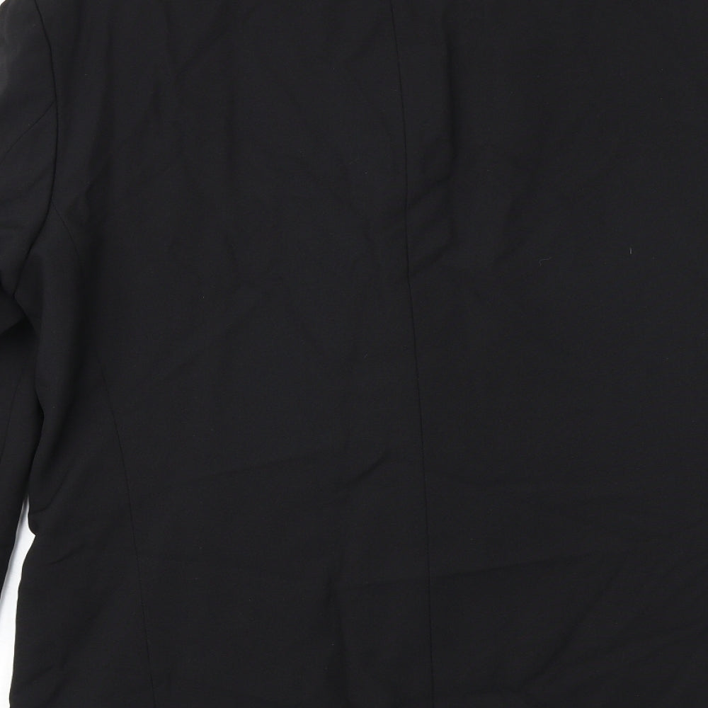 Mens UK Size 44 Canada Regular Black Suit Jacket