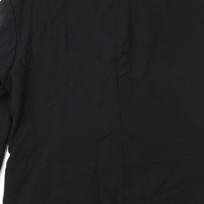 Mens UK Size 44 Canada Regular Black Suit Jacket