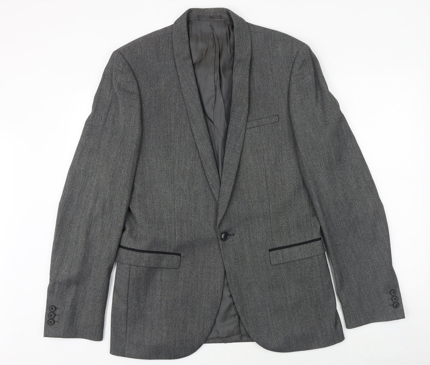 Mens UK Size 40 NEXT Regular Grey Suit Jacket