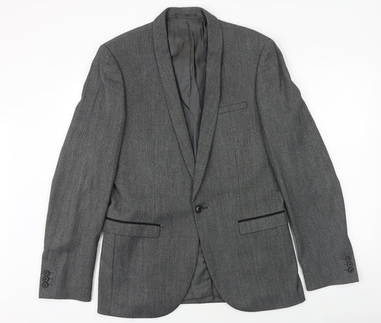 Mens UK Size 40 NEXT Regular Grey Suit Jacket