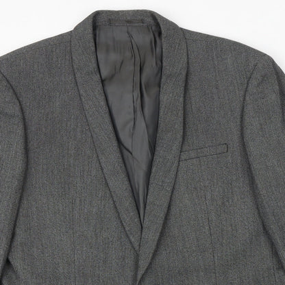 Mens UK Size 40 NEXT Regular Grey Suit Jacket
