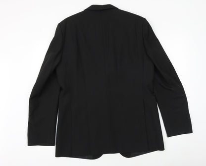 Mens UK Size 42 Wellington Regular Black Suit Jacket