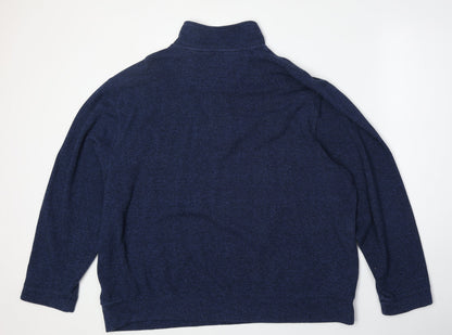 Preworn Womens Blue Cotton Pullover Sweatshirt Size 2XL