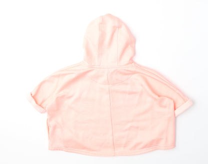 F&F Girls Pink Polyester Pullover Hoodie Size 3-4 Years Pullover