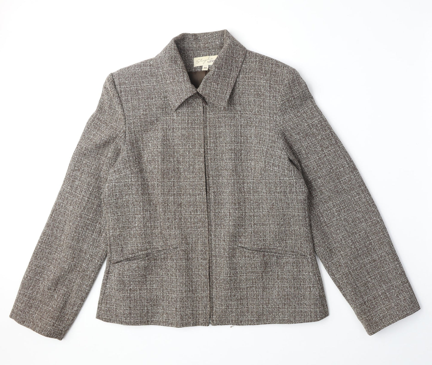 Womens UK Size 10 EWM Brown Jacket