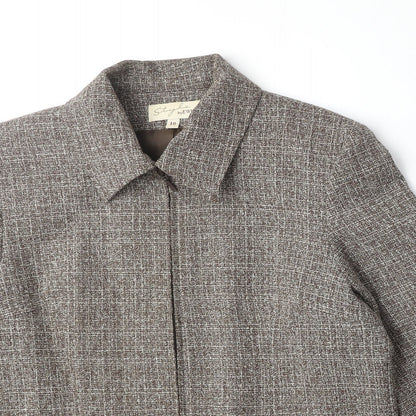 Womens UK Size 10 EWM Brown Jacket