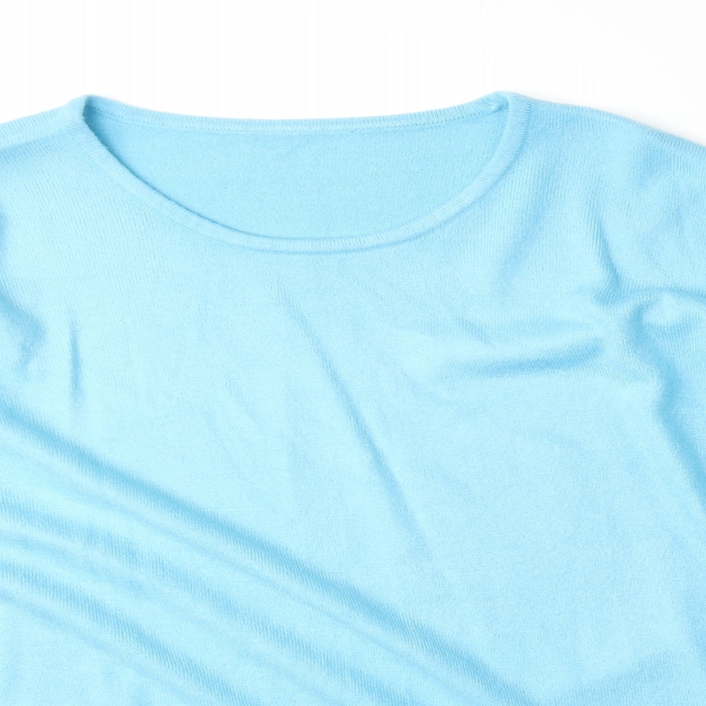 Womens UK Size XL Preworn Blue Pullover Jumper