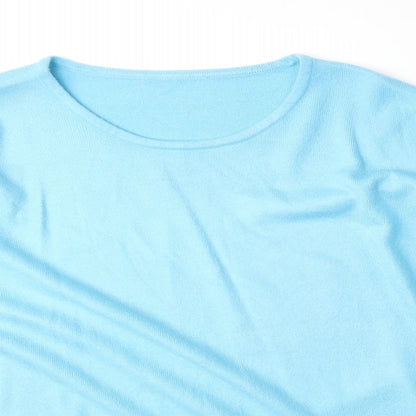 Womens UK Size XL Preworn Blue Pullover Jumper