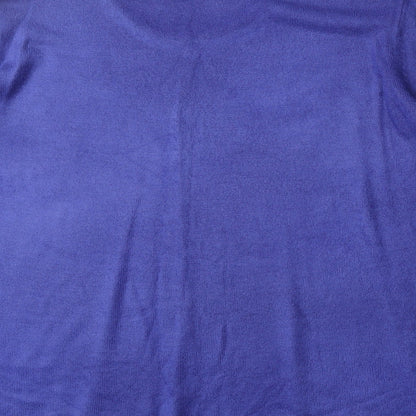 PREWOR Womens Blue Boat Neck Acrylic Pullover Jumper Size XL