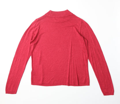 Womens UK Size 12 Marks and Spencer Pink Pullover Jumper