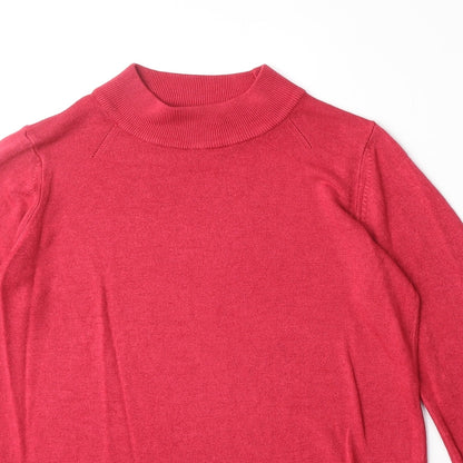 Womens UK Size 12 Marks and Spencer Pink Pullover Jumper