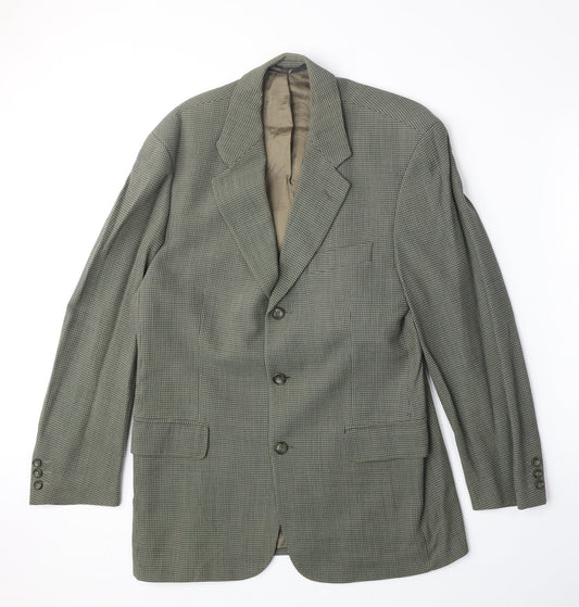 Mens UK Size M Marks and Spencer Regular Green Suit Jacket
