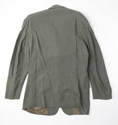 Mens UK Size M Marks and Spencer Regular Green Suit Jacket