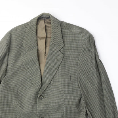 Mens UK Size M Marks and Spencer Regular Green Suit Jacket