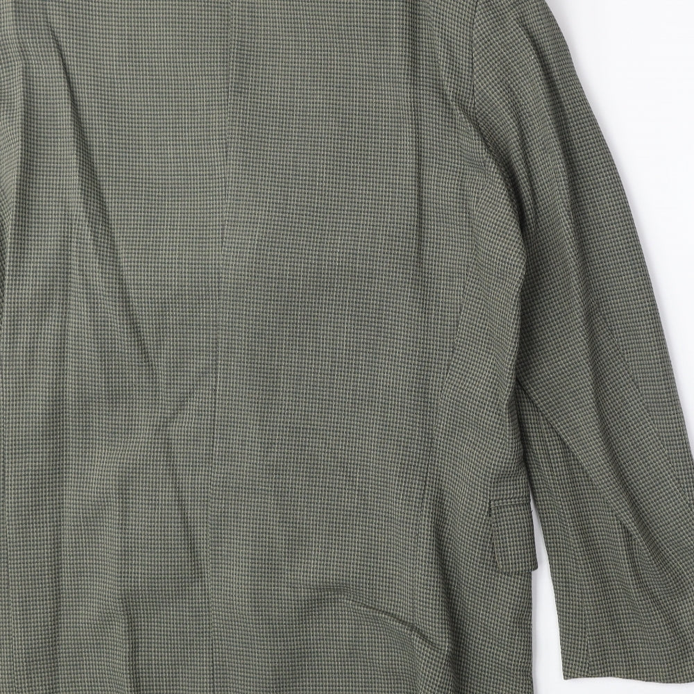 Mens UK Size M Marks and Spencer Regular Green Suit Jacket