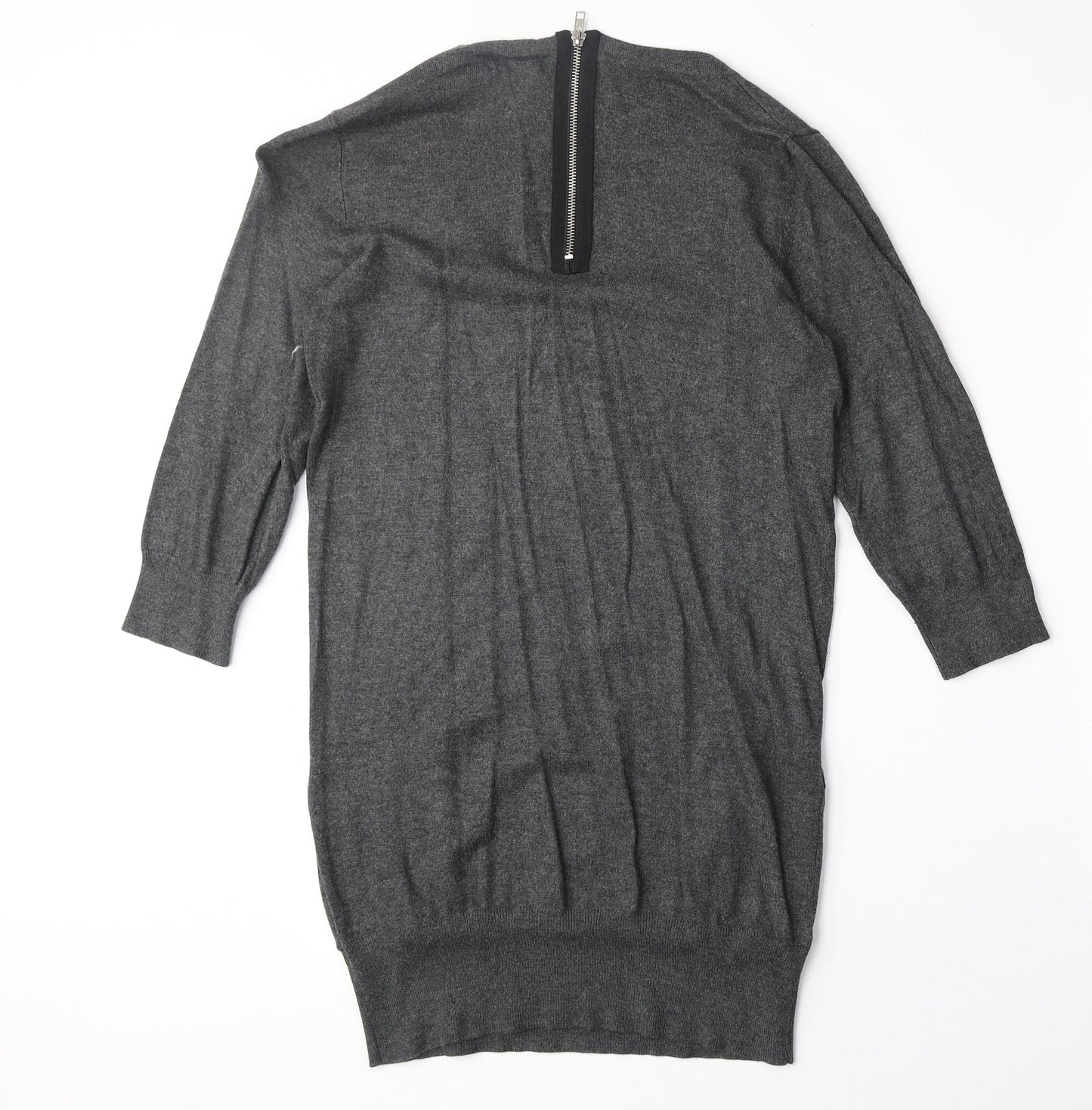Womens UK Size 12 Internacionale Grey Pullover Jumper