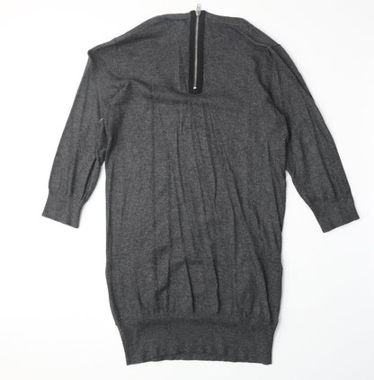 Womens UK Size 12 Internacionale Grey Pullover Jumper
