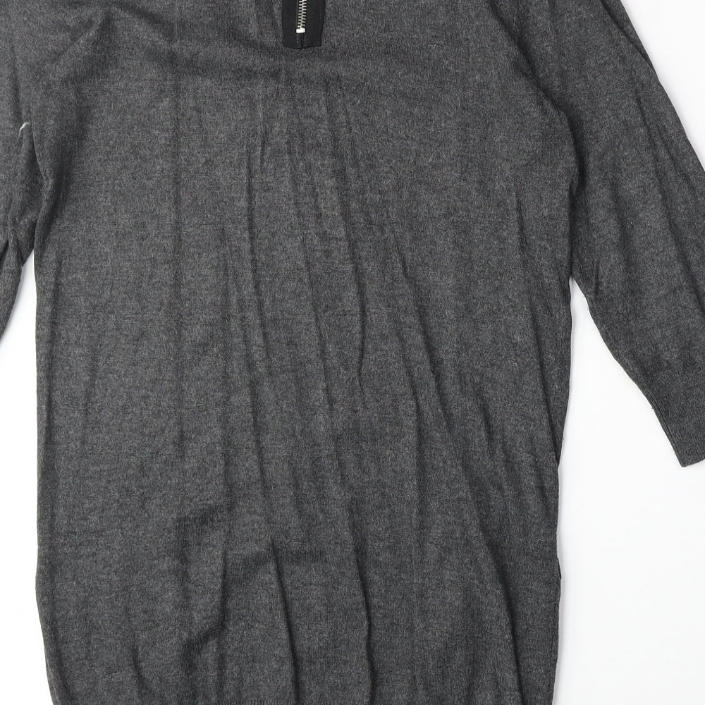 Womens UK Size 12 Internacionale Grey Pullover Jumper