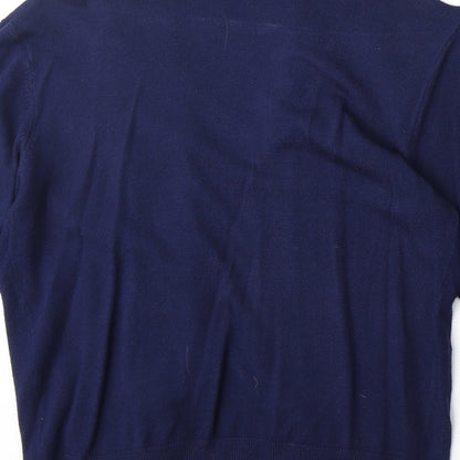 Womens UK Size S Arista Blue Cardigan Jumper